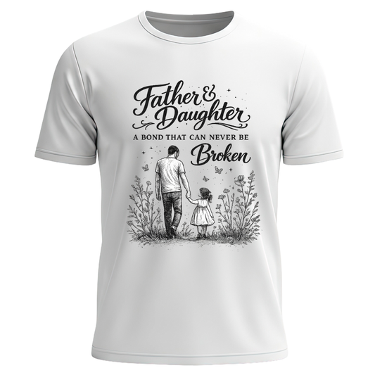 Father and Daughter A Bond That Can Never Be Broken T-Shirt